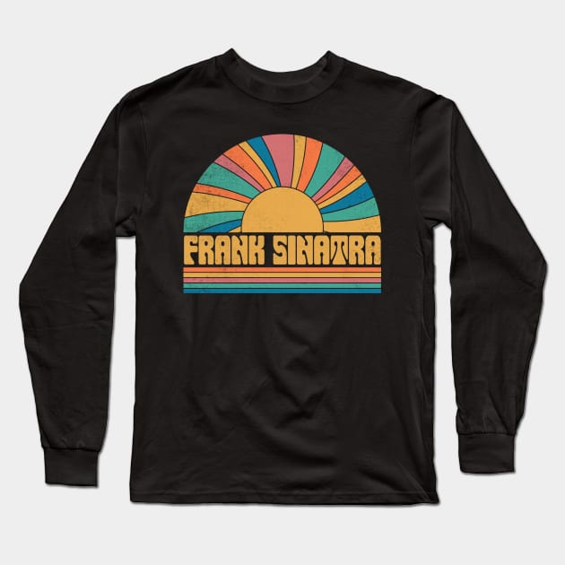 Graphic Sinatra Proud Name Distressed Birthday Retro Style Long Sleeve T-Shirt by Friday The 13th